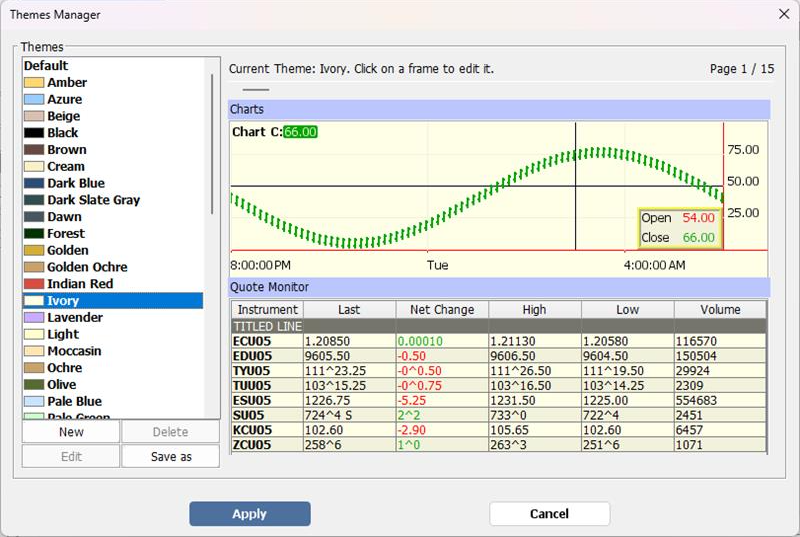 QST Professional Teams Functionality For Customized Unified Color Scheme Throughout Screens Of The Application